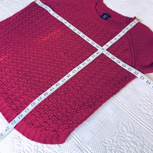 Calvin Klein Jeans Fuchsia Knit Pullover Sweater XL - Picture 7 of 8